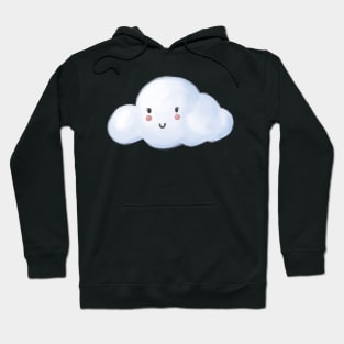 Happy Cloud - Sticker Hoodie